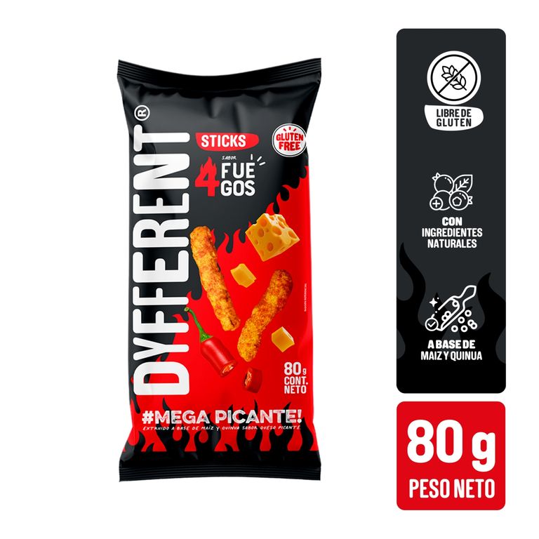 Sticks Dyfferent 4 Fuegos Bolsa 80 g