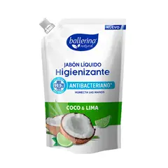 BALLERINA - Jabón Líquido Ballerina Coco y Lima Doypack 750 mL