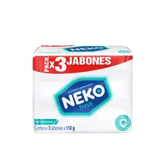 NEKO - Jabón Fresh Pack 3 Empaques 110 g