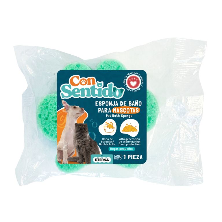 Esponja de Baño para Mascotas Consentido