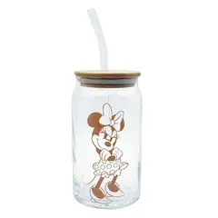 Disney ICG - Vaso Tapa Bamboo Disney Minnie Rosa 450 mL