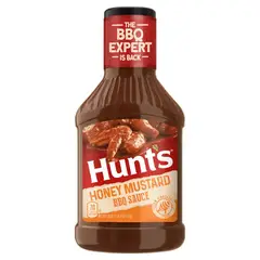 WISHBONE - Salsa BBQ Hunts Honey Mustard Envase 510 g