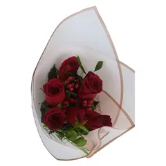TOTTUS - Ramo De 6 Rosas Rojas x Un