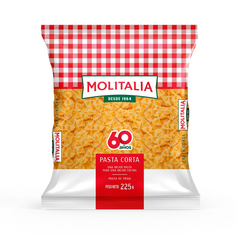 Fideos Tipo Corbatita Molitalia Bolsa 225 g