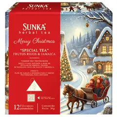 SUNKA - Mix Infusion Frutos Rojos Jamaica Sunka 12U X 36 g
