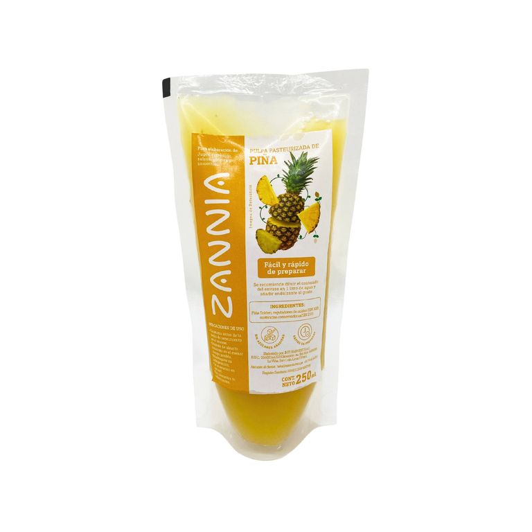 Pulpa De Piña Doypack Zannia x 250g