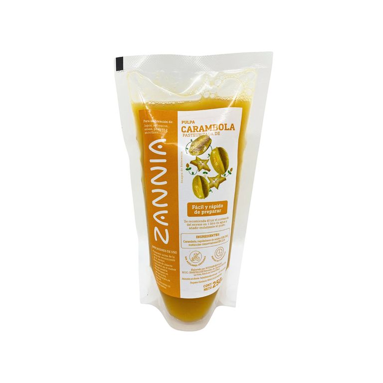 Pulpa De  Carambola Doypack Zannia x 250g