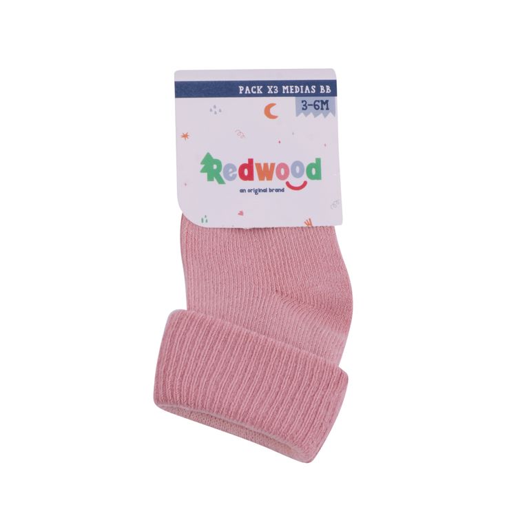 Pack X3 Medias Bebé Redwood