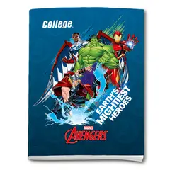 COLLEGE - Cuaderno Deluxe College Cuadriculado Marvel 80 Hojas