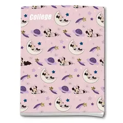 COLLEGE - Cuaderno Deluxe College Triple Renglón Minnie