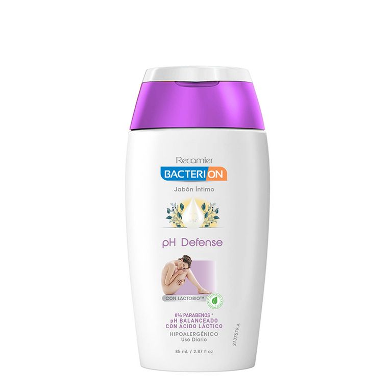 JABON INTIMO PH DEFENSE 85 ML BACTERION