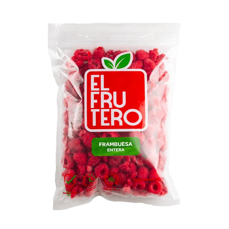 Frambuesa Entera Congelada El Frutero Bolsa 500 g