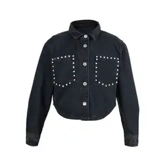 REDWOOD - Casaca Denim Crop Teen Niña Redwood