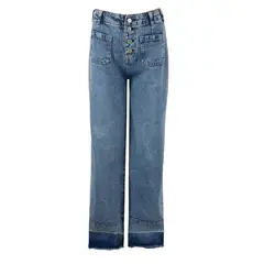 REDWOOD - Jean Wide Leg Bicolor Teen Niña Redwood