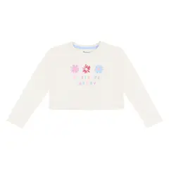 REDWOOD - Polo Crop Estampado Niña Redwood