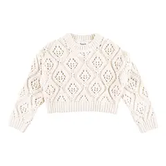 REDWOOD - Chompa Chenil Boho Niña Redwood