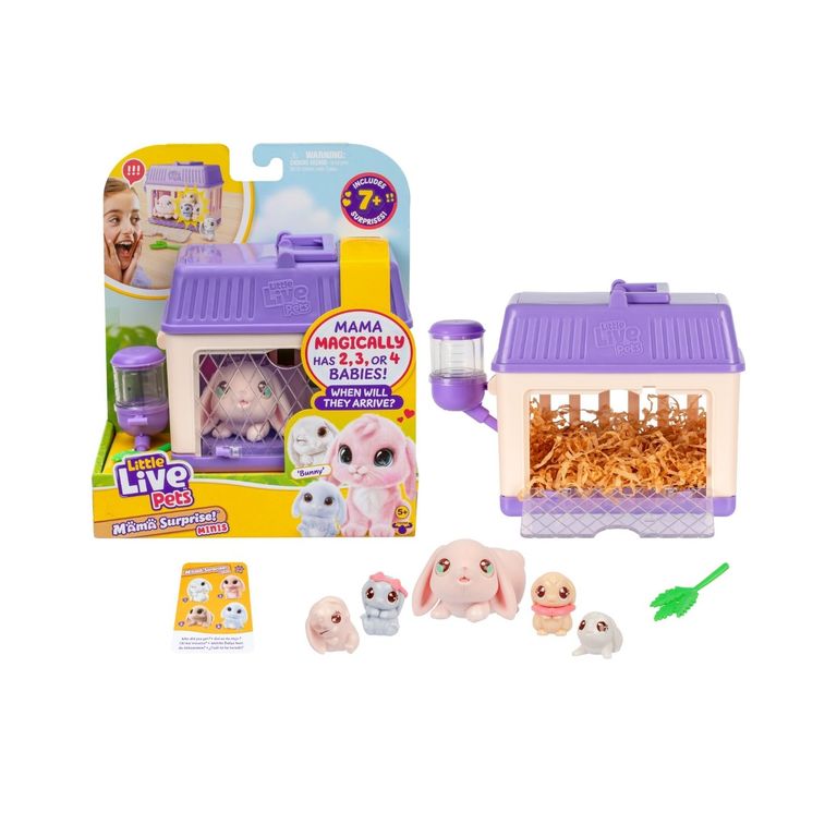 Set Juego Mascota Mama y Crías Sorpresa