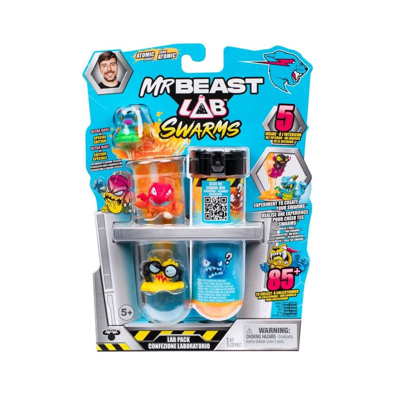 Mr Beast S2 Lab Swarms Figura x5 Cdu Surtido