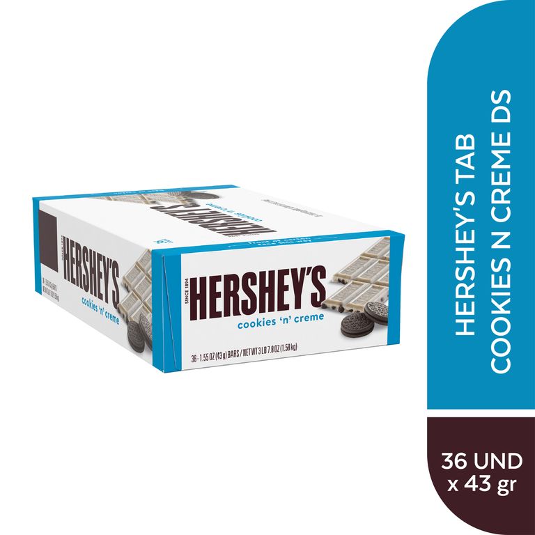 Chocolate Cookies n Creme Hersheys Empaque 43 g