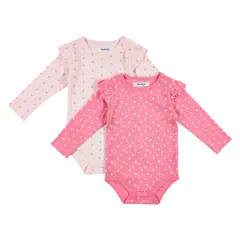 REDWOOD - Pack X2 Body Rib Bebé Niña Redwood