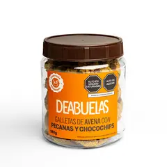 DE ABUELAS - GALLETAS DE AVENA DEABUELAS CON PECANAS Y CHOCOCHIPS 250G