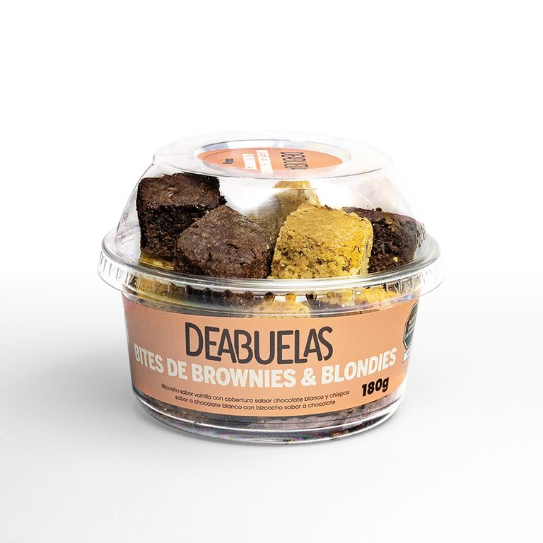 Bites de Brownies Deabuelas Chocolate y Blondies 180g