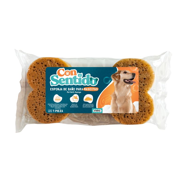 ESPONJA DE BANO PARA MASCOTAS X1UND