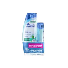 HEAD SHOULDERS - Shampoo Anti Comezón Menta 180 mL + 375 mL