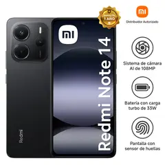Xiaomi - Smartphones Note 14 Midnight Black 8Gb 256Gb