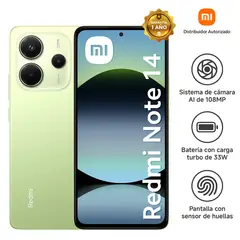Xiaomi - Smartphones Note 14 Lime Green 8Gb 256Gb