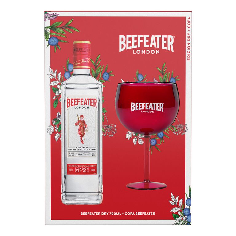 Gin Beefeater Dry Botella 700 mL + Copa