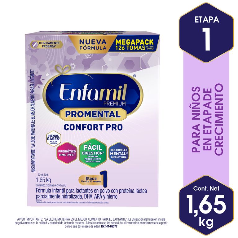 Fórmula Infantil Enfamil Confort Premium Caja 1.65 Kg