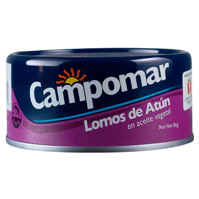 Lomo de Atún Campomar en Aceite Vegetal Lata 150 g