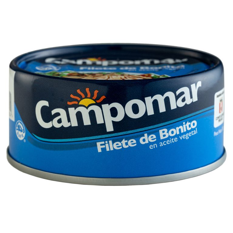 Filete De Bonito Campomar En Aceite Vegetal Lata 150 g