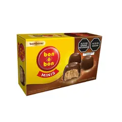 BON O BON - Bombones Minis Relleno Maní Caja 48 g