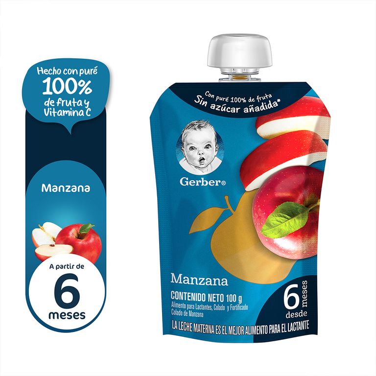 Colado Gerber Manzana Empaque 100 g