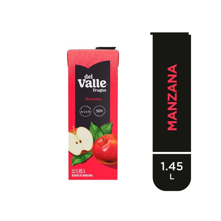 Bebida Frugos Manzana Caja 1.45 L