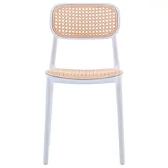 undefined - Silla Rattan Plástico Beige 38X50X78Cm