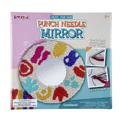 Sew Star - Punch Needle Mirror