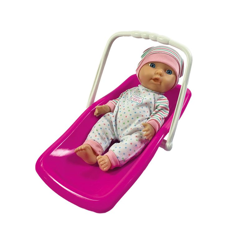 Muñeca Babydoll Bostecitos Clip Lila