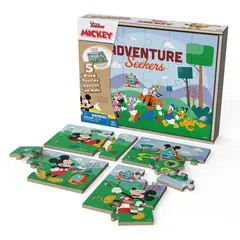 SUCKOT - Pack x5 Rompecabezas Madera Disney