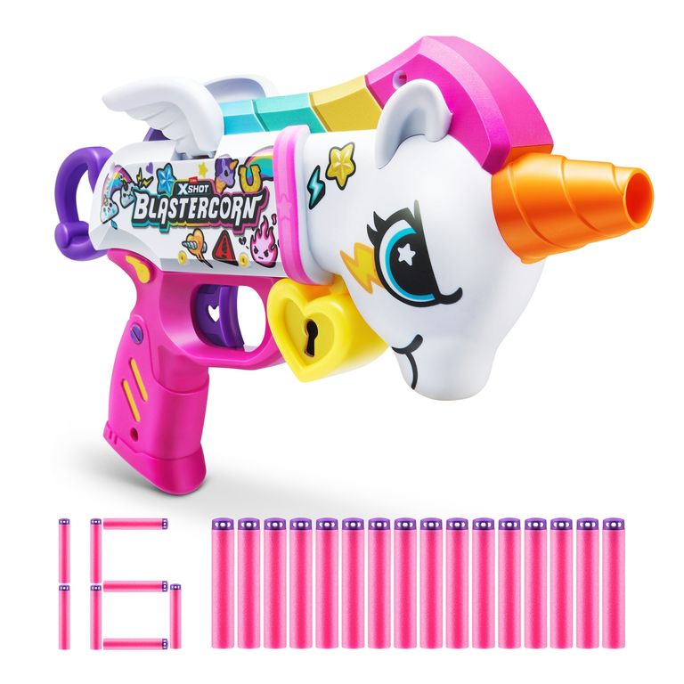 Lanzador Blastercorn Unicornio X-Shot