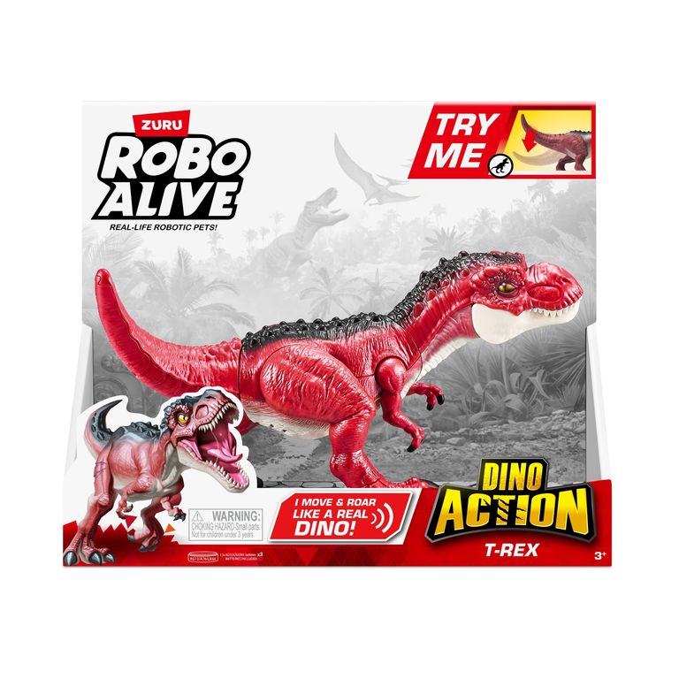 Dinosaurio Trex con Sonido Robo Alive