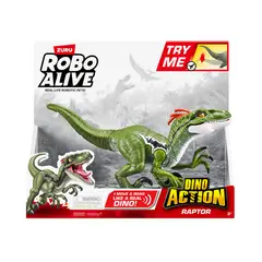 ROBO ALIVE - Dinosaurio Raptor con Sonido Robo Alive
