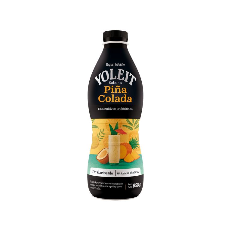 Yogurt bebible Yoleit Piña Colada Botella 950 g