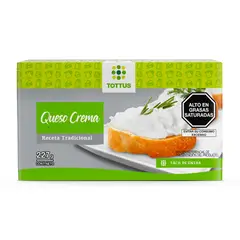 TOTTUS - Queso Crema Tottus Empaque 227 g