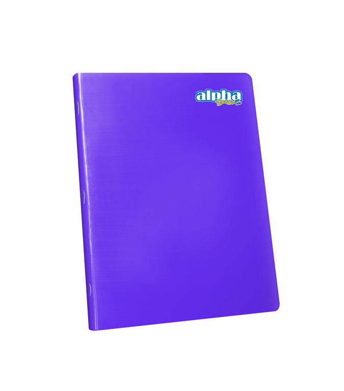 Cuaderno Scool S Triple Renglón 88 Hojas Marco Rojo