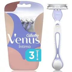 VENUS - Máquina de Afeitar Gillete Venus Intima Empaque 3 Und