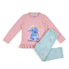 DISNEY - RL - Pijama Franela Stitch Niña Disney