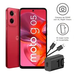 Motorola - Smartphone Moto G05 4+128GB Rojo